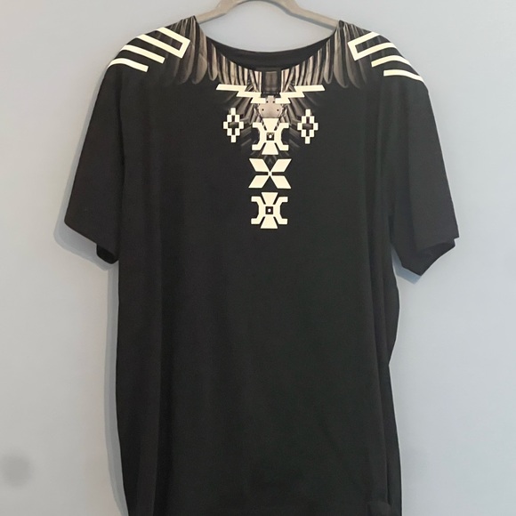 Marcelo Burlon County of Milan Aztec Print T-Shirt with Appliqués - Picture 2 of 6